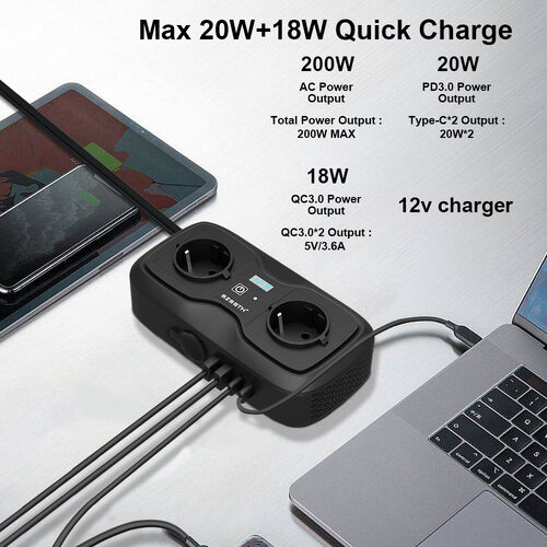 के बारे में नवीनतम कंपनी समाचार Power Inverters vs Car Chargers: Which Is Better for Your Vehicle?