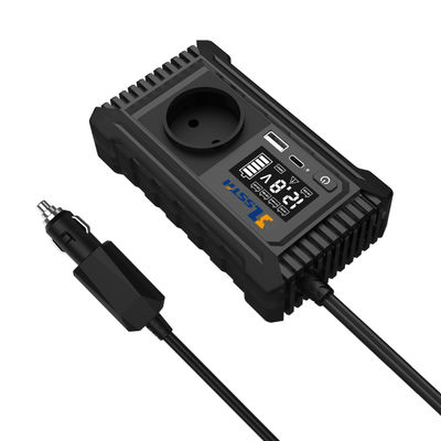 अच्छी कीमत SZSSTH Inversor EU USA Universal Socket GaN PD Fast Charger Car Power Inverter 12V 220V 2 AC Outlets USB 150W Car Inverter ऑनलाइन