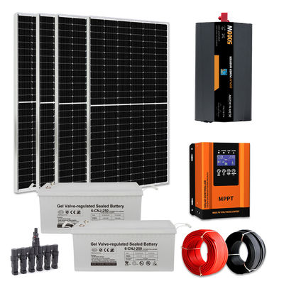 अच्छी कीमत 5KW ऑल इन वन सौर ऊर्जा प्रणाली घरों के लिए पूर्ण ऑफ ग्रिड सौर ऊर्जा किट ऑनलाइन