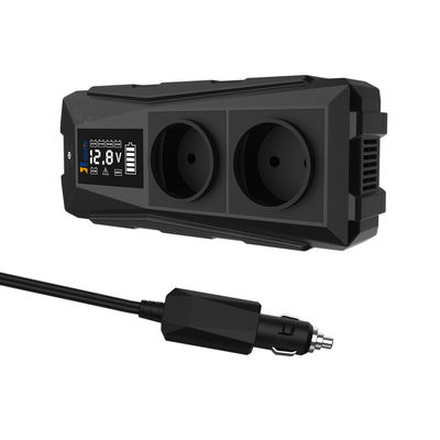 अच्छी कीमत कॉम्पैक्ट आकार 300W 12V डीसी से एसी कार पावर इन्वर्टर संशोधित साइन वेव यूएसबी और ओवर-हीट सुरक्षा के साथ ऑनलाइन