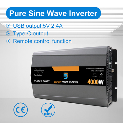 अच्छी कीमत 4000 W शुद्ध साइन वेव पावर इन्वर्टर ️ DC 12V/24V/48V से AC 110V ️ 240V ऑनलाइन