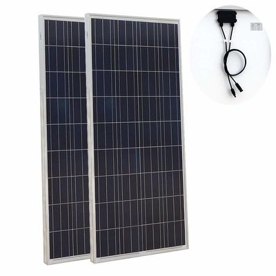 अनुकूलित वोल्टेज DC24V 48V पॉली सोलर पैनल 200W 300 400 वाट सोलर पैनल