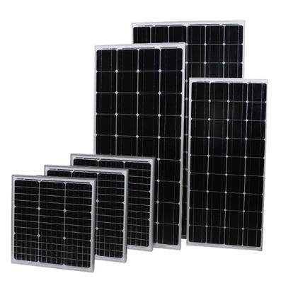 अच्छी कीमत 18V 24V 36V 48V एल्यूमीनियम ग्लास सौर पैनल 100w कठोर सौर पैनल उच्च प्रदर्शन ऑनलाइन