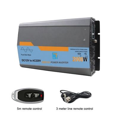 2kw 2000W शुद्ध साइन वेव चार्जर इन्वर्टर उच्च वोल्टेज कट ऑफ रेंज 14.8V/31V