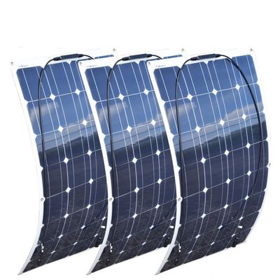 100W मोनोक्रिस्टलीय सौर पैनल लचीला पीवी पैनल तापमान प्रतिरोध