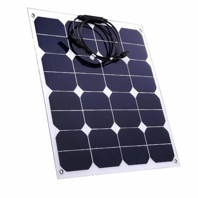 50W ETFE लचीला सौर पैनल 12V मोनो वाटरप्रूफ सौर ऊर्जा प्रणाली के लिए