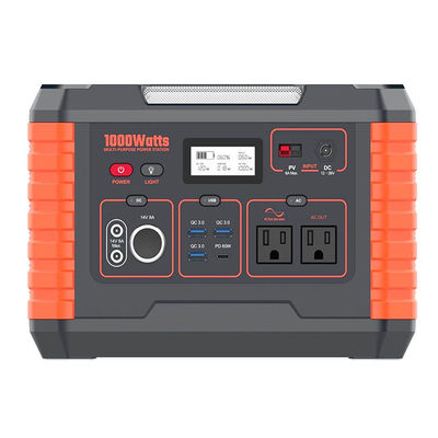 अच्छी कीमत AC220v/240v/110v 1000W पोर्टेबल पावर स्टेशन स्मार्ट आपातकालीन सौर ऊर्जा जनरेटर ऑनलाइन