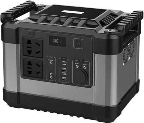 300000mAh लिथियम बैटरी पोर्टेबल पावर स्टेशन 1000 वाट सौर जनरेटर AC220v 110v