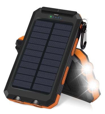 अच्छी कीमत OEM ODM सोलर पावर बैंक 10000mah सोलर पावर बैंक ली-पॉलिमर बैटरी के साथ ऑनलाइन