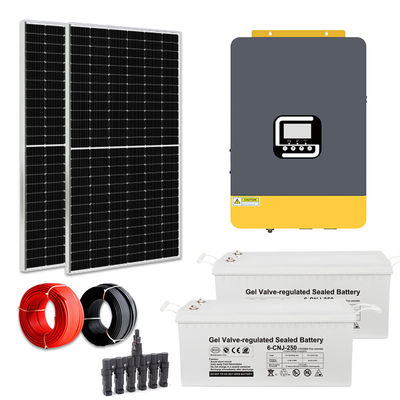 अच्छी कीमत 2kw होम ऑन ऑफ ग्रिड सौर ऊर्जा प्रणाली 120V/220V/230V/240V समायोज्य वोल्टेज ऑनलाइन