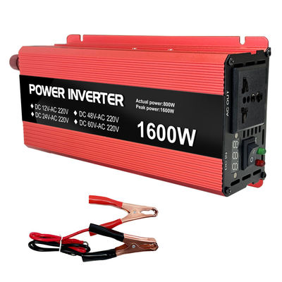 अच्छी कीमत कम आवृत्ति 12V 24V 48V 60V से 110V 220V 230V पावर इन्वर्टर 800W 1000W 1300W नामित शक्ति ऑनलाइन