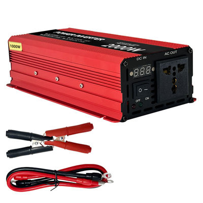 1000W 12V 24V 48V 60V से 110V 220V 230V शुद्ध साइन वेव पावर इन्वर्टर नेटवर्क एसडीके सुरक्षा अधिभार के साथ