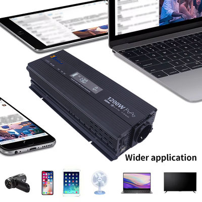 बुद्धिमान तापमान नियंत्रण 1200w इन्वर्टर 12v दोहरी वोल्टेज 110V/220V आसान और पावर रूपांतरण के लिए