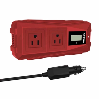 अच्छी कीमत साइलेंट कूलिंग फैन ओवरलोड प्रोटेक्शन 12V से 110V/220V कार इन्वर्टर 300W आउटपुट करंट 0.91A 220V/110V DC/AC इन्वर्टर ऑनलाइन