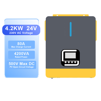 अच्छी कीमत विक्टर 6.2kW हाइब्रिड सोलर इन्वर्टर 48V ऑन ऑफ ग्रिड MPPT ऑनलाइन