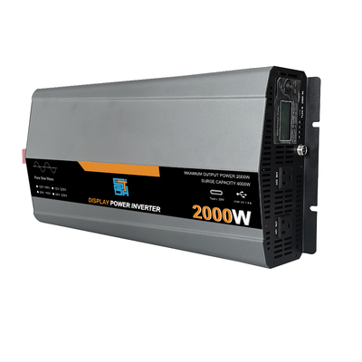 अच्छी कीमत 2000W 12V/24V से 110V/120V प्योर साइन वेव पावर सोलर इन्वर्टर ऑनलाइन