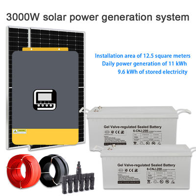 अच्छी कीमत High Quality 3KW Off Grid Solar System with MPPT Controller – Adjustable Voltage 100V–240V ऑनलाइन