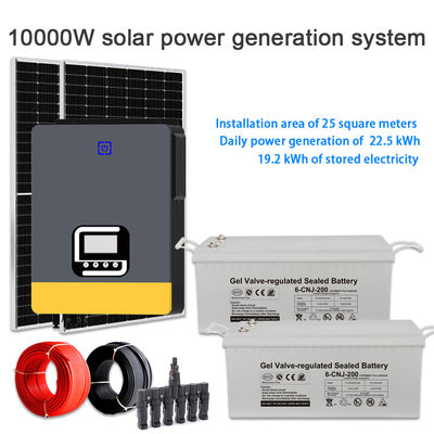अच्छी कीमत Home Power Solution: 10KW Hybrid Solar System with GEL Battery Storage to Prevent Power Outages and Maximize Solar Energy ऑनलाइन