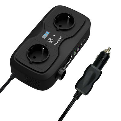 अच्छी कीमत डिजिटल डिस्प्ले के साथ 200W यूनिवर्सल कार पावर इन्वर्टर | 12V से 110V / 220V AC आउटलेट और USB एडाप्टर ऑनलाइन