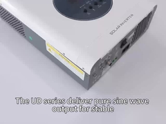 3Kw 24V 110V 220V डीसी से एसी वाईफाई अप शुद्ध साइन वेव हाइब्रिड सोलर इन्वर्टर